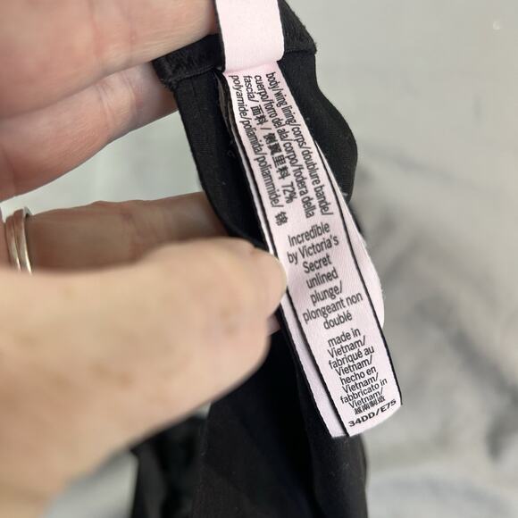 Incredible by Victoria's Secret Unlined plunge women's size 34DD - Picture 5 of 7